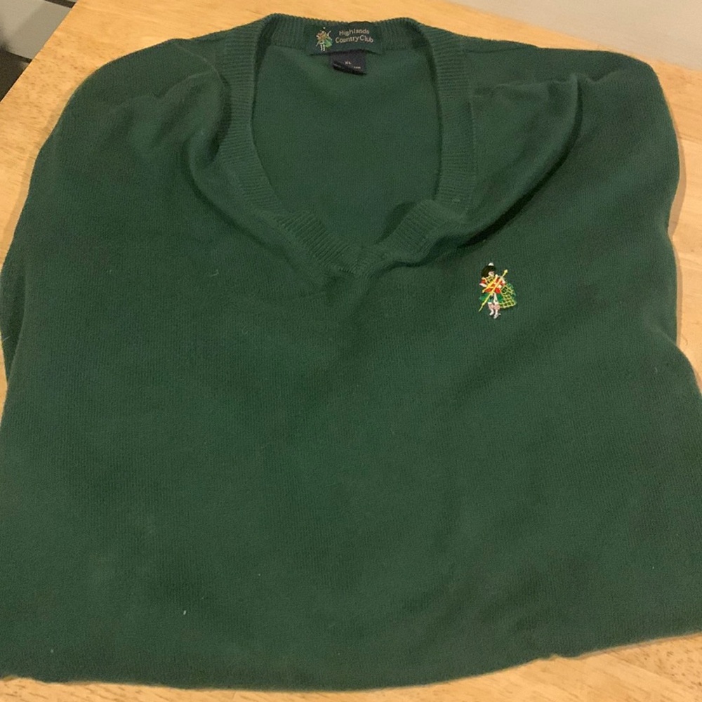 Men’s golf Sweater, size XL. Runs small